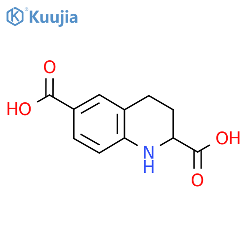 1,2,3,4-tetrahydroquinoline-2,6-dicarboxylic acid structure