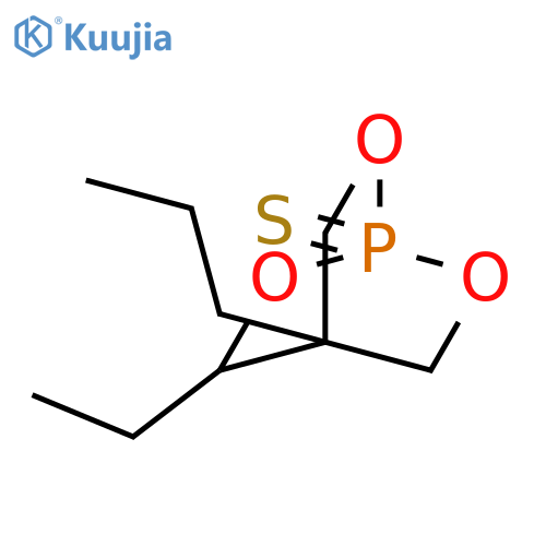 2,6,7-Trioxa-1-phosphabicyclo[2.2.2]octane,3-ethyl-4-propyl-, 1-sulfide structure