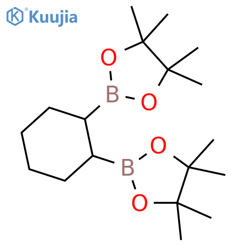trans-Cyclohexane-1,2-diboronic Acid Pinacol Ester structure