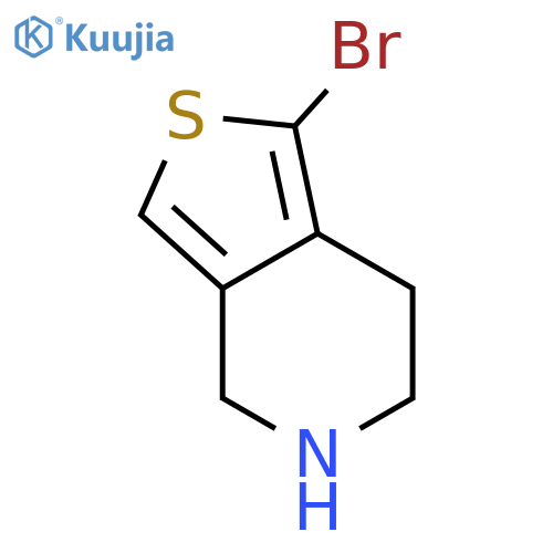 1-Bromo-4,5,6,7-tetrahydrothieno3,4-cpyridine structure