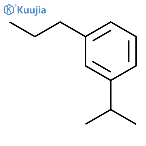 Benzene,1-(1-methylethyl)-3-propyl- structure
