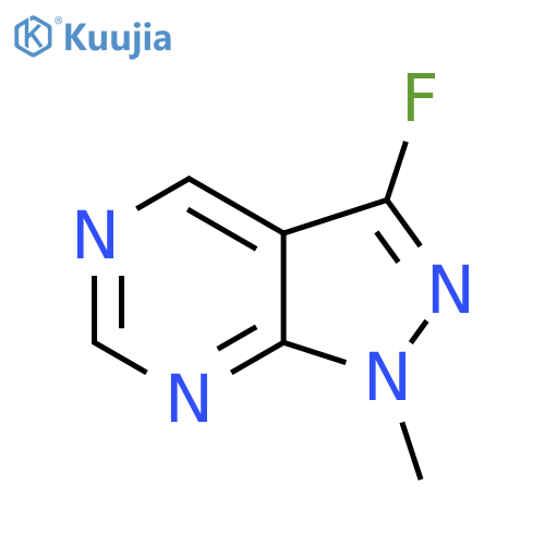 3-Fluoro-1-methyl-1H-pyrazolo[3,4-d]pyrimidine structure