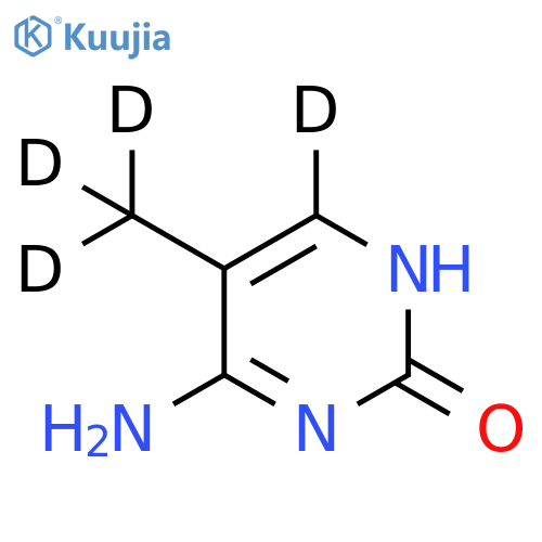 5-METHYL-D3-CYTOSINE-6-D1 structure