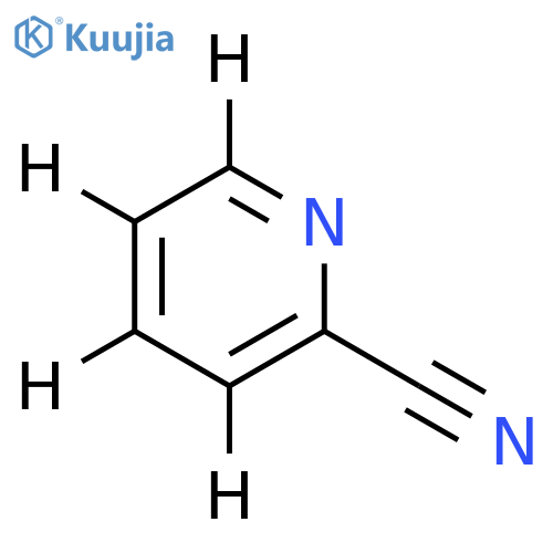 2-CYANOPYRIDINE-D4 structure