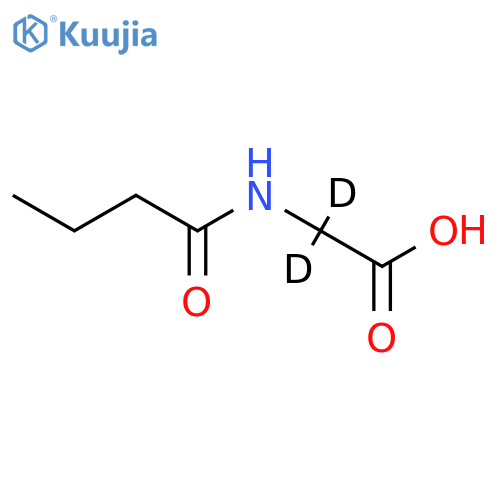 N-Butyrylglycine-2,2-d2 structure
