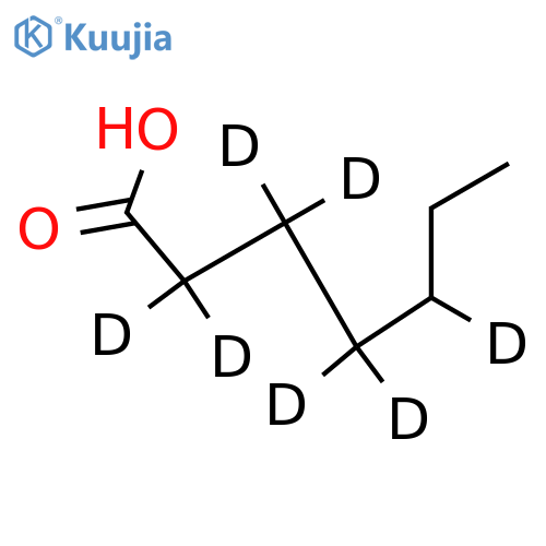 Heptanoic-5,5,6,6,7,7,7-d7 Acid structure