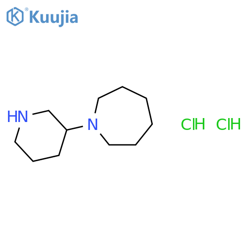 1-(3-Piperidinyl)azepane dihydrochloride structure