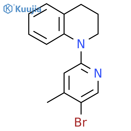 1-(5-Bromo-4-methyl-2-pyridinyl)-1,2,3,4-tetrahydroquinoline structure