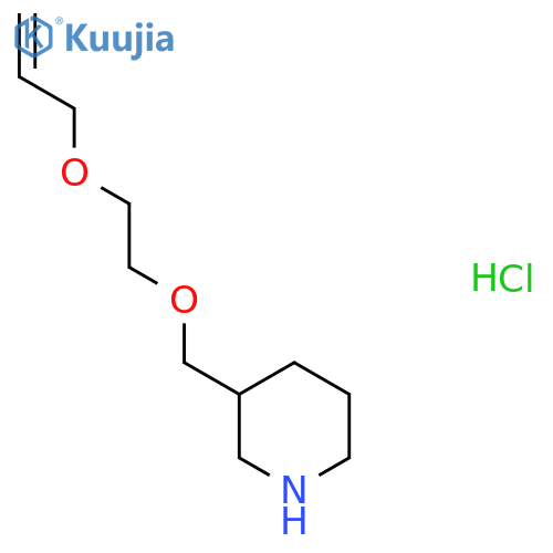 3-{2-(Allyloxy)ethoxymethyl}piperidinehydrochloride structure