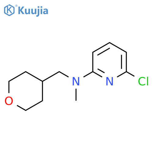 6-Chloro-N-methyl-N-(tetrahydro-2H-pyran-4-ylmethyl)-2-pyridinamine structure