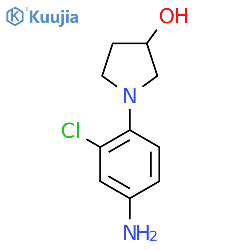 1-(4-Amino-2-chlorophenyl)-3-pyrrolidinol structure