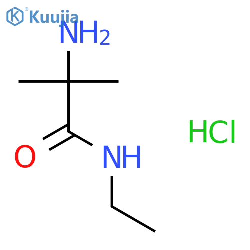 2-Amino-N-ethyl-2-methylpropanamide hydrochloride structure