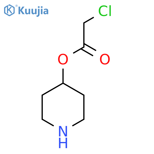 Piperidin-4-yl 2-chloroacetate structure