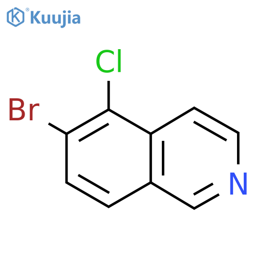 6-Bromo-5-chloroisoquinoline structure