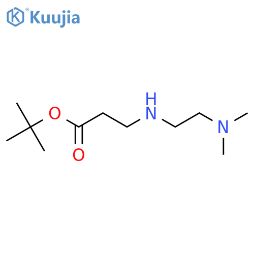 Tert-Butyl 3-{[2-(dimethylamino)ethyl]amino}propanoate structure