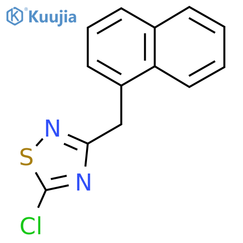 5-Chloro-3-(naphthalen-1-ylmethyl)-1,2,4-thiadiazole structure