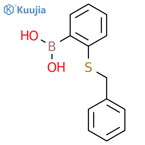 2-Benzylthiophenylboronicacid structure