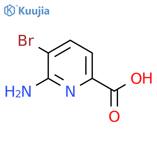 6-Amino-5-bromopyridine-2-carboxylic Acid structure