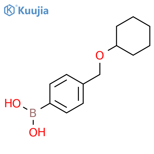 4-(Cyclohexyloxy)methylphenylboronic acid structure