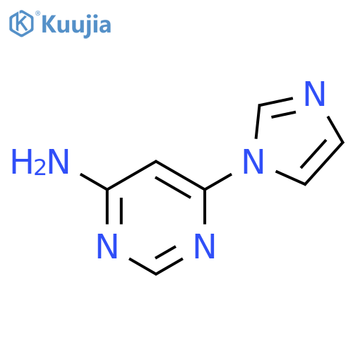 6-(1H-imidazol-1-yl)pyrimidin-4-amine structure
