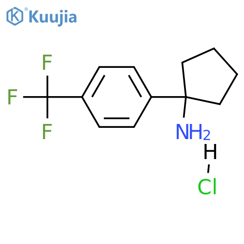1-(4-Trifluoromethylphenyl)cyclopentanamine HCl structure