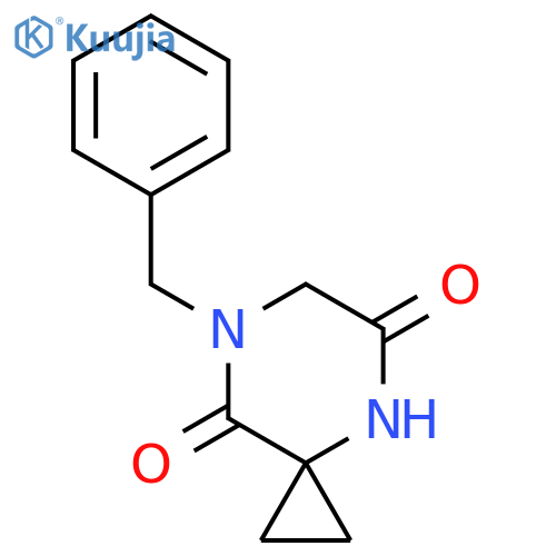 7-Benzyl-4,7-diazaspiro[2.5]octane-5,8-dione structure