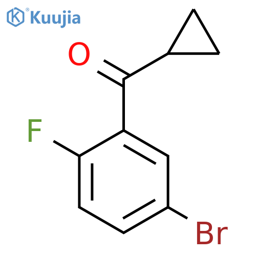 4-Bromo-2-(cyclopropylcarbonyl)-1-fluorobenzene structure