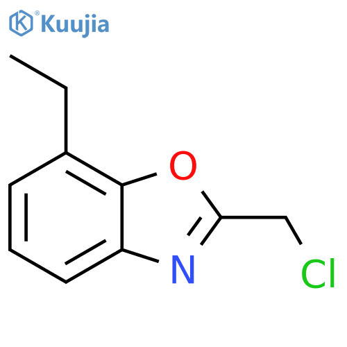 2-(Chloromethyl)-7-ethylbenzo[d]oxazole structure