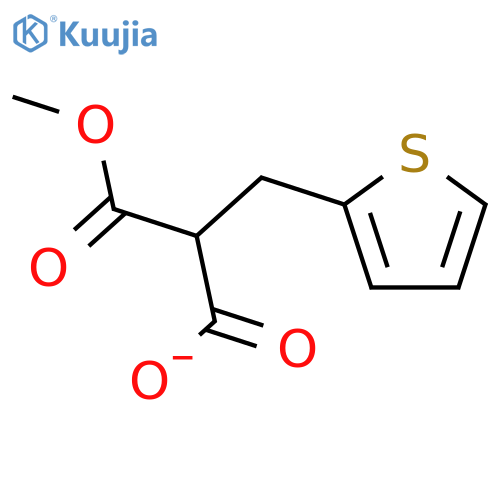 3-Methoxy-3-oxo-2-(thiophen-2-ylmethyl)propanoic Acid structure