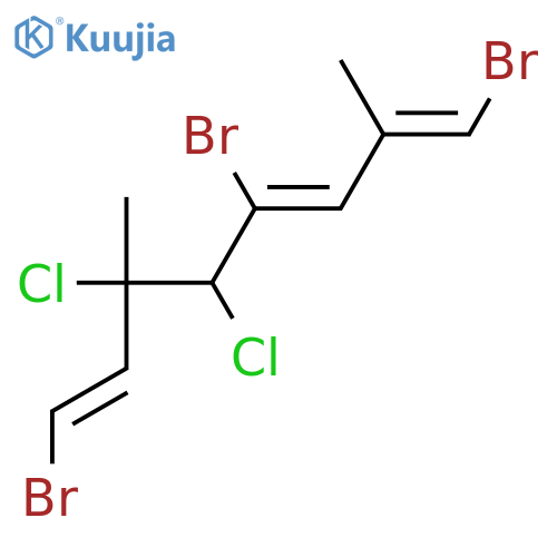 1,4,8-Tribromo-5,6-dichloro-2,6-dimethyl-1,3,7-octatriene; (1E,3Z,5ξ,6ξ,7E)-form structure