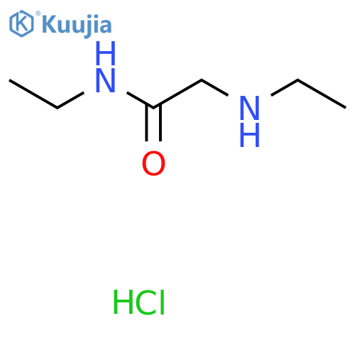 N-ethyl-2-(ethylamino)acetamide hydrochloride structure