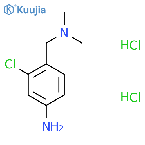 3-Chloro-4-(dimethylamino)methylaniline Dihydrochloride structure