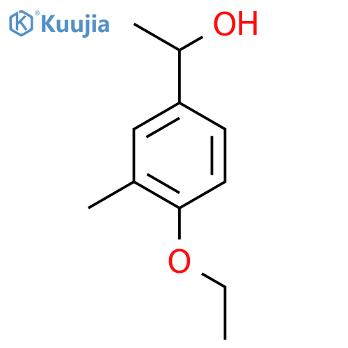 1-(4-Ethoxy-3-methylphenyl)ethanol structure