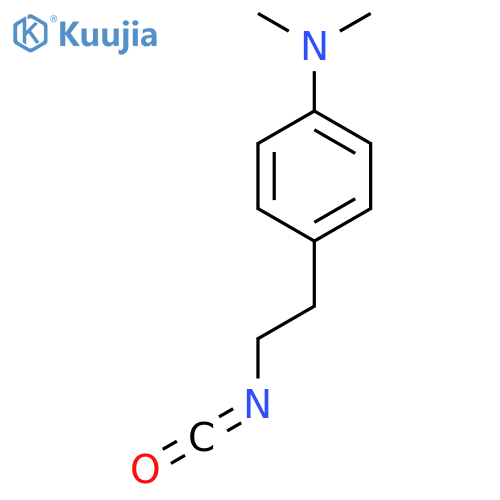 4-(2-isocyanatoethyl)-N,N-dimethylaniline structure