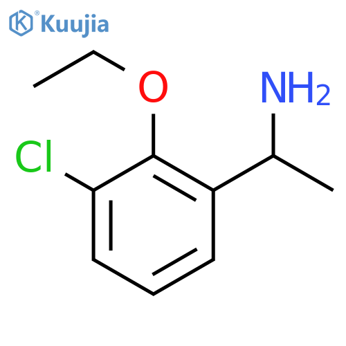 1-(3-Chloro-2-ethoxyphenyl)-ethylamine structure