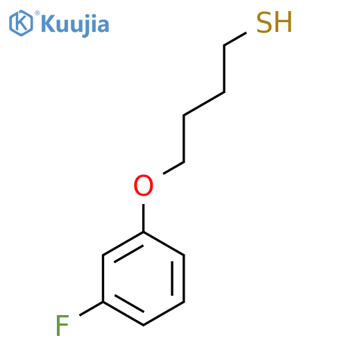 4-(3-Fluorophenoxy)butane-1-thiol structure