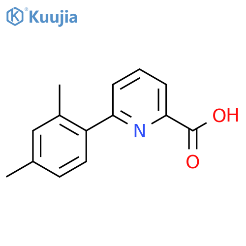 6-(2,4-Dimethylphenyl)picolinic acid structure