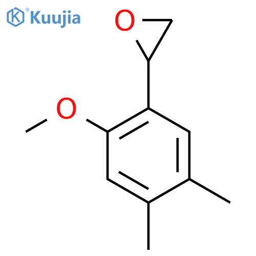 2-(2-methoxy-4,5-dimethylphenyl)oxirane structure