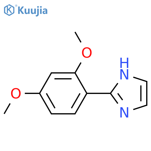 2-(2,4-Dimethoxyphenyl)imidazole structure