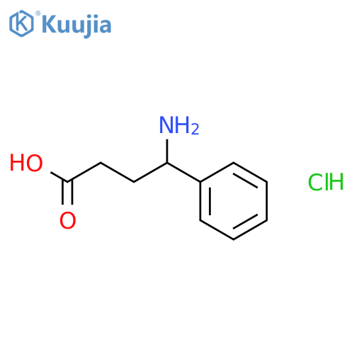 4-Amino-4-phenyl-butyric acid hydrochloride structure