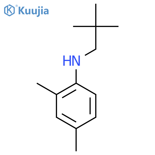N-(2,2-dimethylpropyl)-2,4-dimethylaniline structure