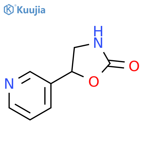 5-(pyridin-3-yl)-1,3-oxazolidin-2-one structure