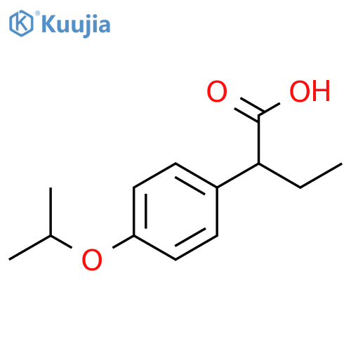 2-4-(propan-2-yloxy)phenylbutanoic acid structure