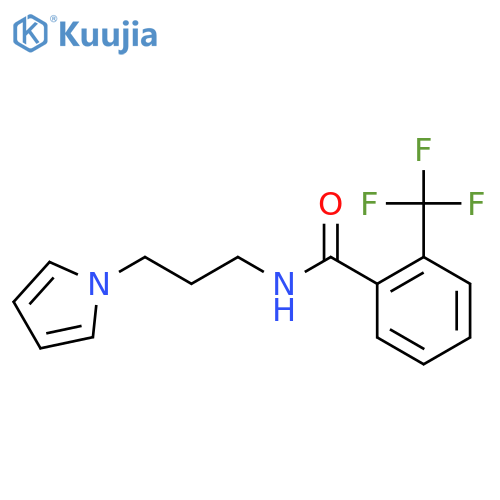 N-3-(1H-pyrrol-1-yl)propyl-2-(trifluoromethyl)benzamide structure