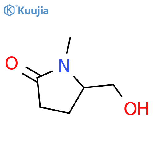 (5R)-5-(hydroxymethyl)-1-methylpyrrolidin-2-one structure