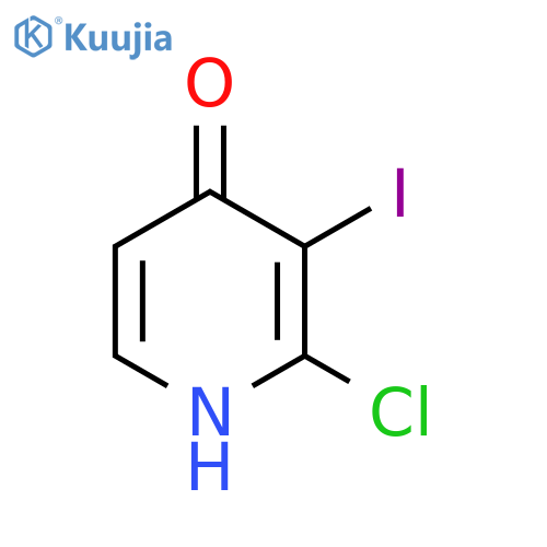 2-Chloro-3-iodopyridin-4-ol structure