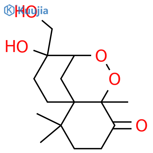 2,7-Epidioxy-3,15-dihydroxy-8-chamigranone structure