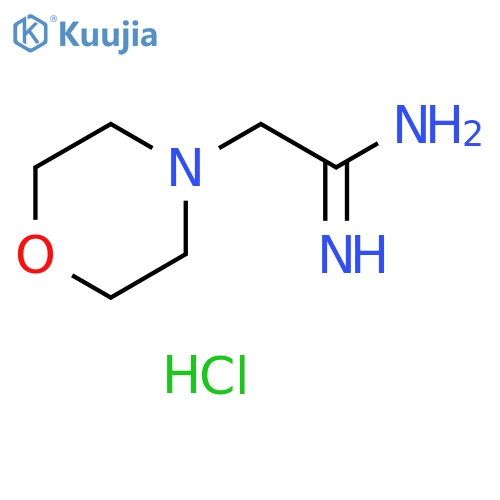 2-morpholinoacetamidine;hydrochloride structure