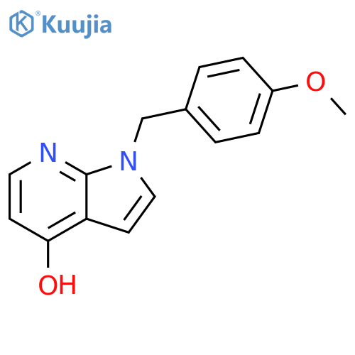 1-(p-Methoxy-benzyl)-4-hydroxy-7-azaindole structure