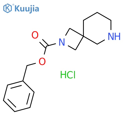 2,6-Diaza-spiro[3.5]nonane-2-carboxylic acid benzyl ester hydrochloride structure